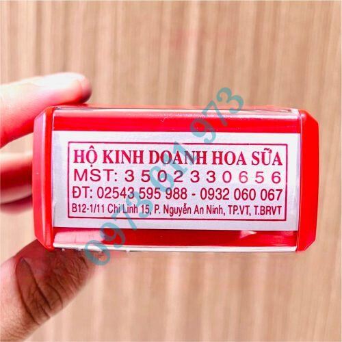 Con Dấu Mã Số Thuế Hộ Kinh Doanh