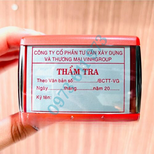 Con Dấu Đã Thẩm Tra