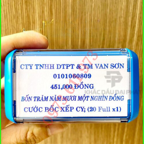Dấu Có Tên Công Ty Theo Yêu Cầu