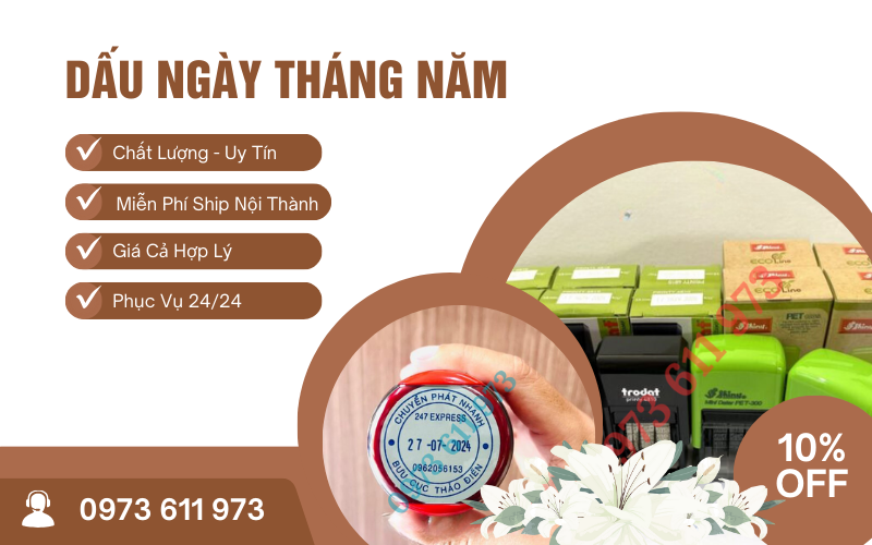 Dịch Vụ Khắc Dấu Ngày Tháng Năm
