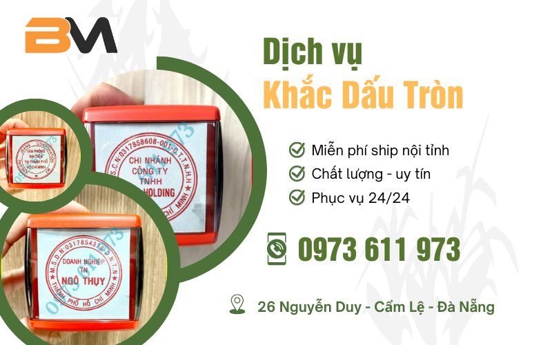 Dịch Vụ Khắc Dấu Tròn Công Ty