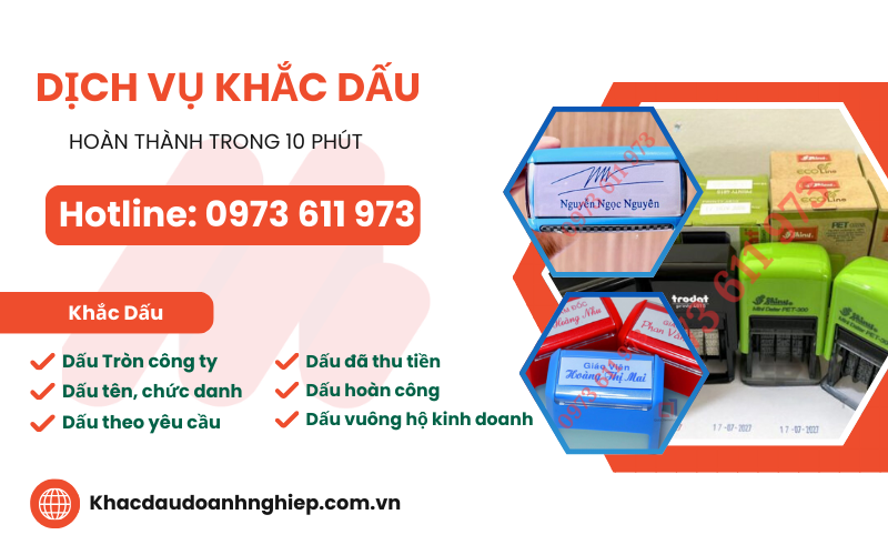 Dịch Vụ Khắc dấu Phường‍ Quảng Phú Đà Nẵng