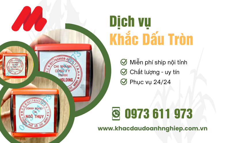 Dịch Vụ Khắc Dấu Tròn Hòa Xuân