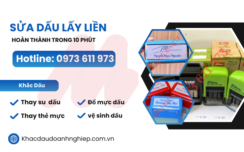 Dịch Vụ Thay Su Con Dấu Liên Chiểu